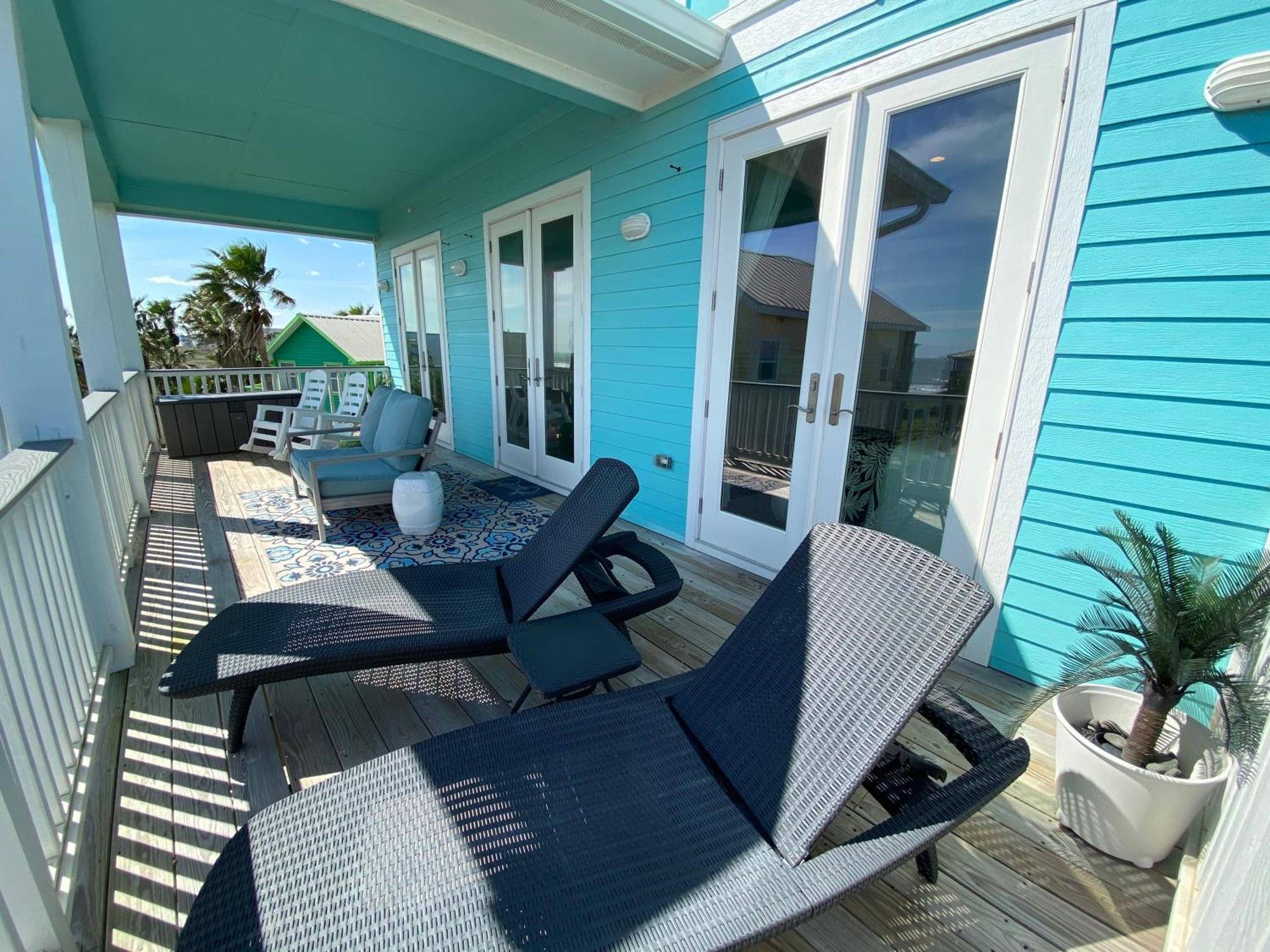 Beachside Paradise Retreat With Luxury Villa Galveston Buitenkant foto